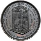 1893 Masonic Temple Building Medal, Eglit-454. - 2