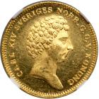 Sweden. Ducat, 1833-CB. NGC MS64