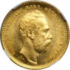 Sweden. Ducat, 1861/0 ST. NGC MS65