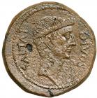 Octavian and Julius Caesar, 38 BC. Bronze Sestertius (19g) - 2