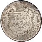 German States - Saxony. Taler, 1763-EDC. NGC AU58 - 2