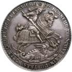 German States - Saxony. Taler, 1671 NGC MS62