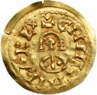 The Visigoths. Chintila, AD 636-639. Gold Tremissis (1.4g). VF