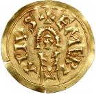 The Visigoths. Chintila, AD 636-639. Gold Tremissis (1.4g). VF - 2