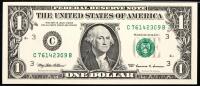 Six $1 FRN notes with insufficient ink errors