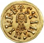 The Visigoths. Swinthila, AD 621-631. Gold Tremissis (1.4g). EF