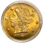 1870 Quarter Dollar Round Liberty. BG-808 Rarity 3. PCGS MS65