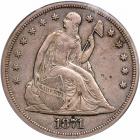 1871-CC Liberty Seated Dollar. PCGS VF30