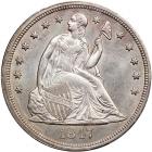 1847 Liberty Seated Dollar. PCGS MS63