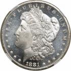 1881-CC Morgan Dollar. NGC MS64