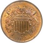 1864. Large Motto. NGC MS64