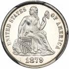 1879 Liberty Seated Dime. PCGS PF66