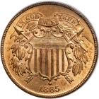 1865 Two Cents. PCGS MS65