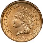 1861 Indian Head Cent. NGC MS65