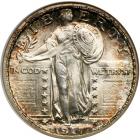 1917-D Liberty Standing Quarter Dollar. Type 2. NGC MS66