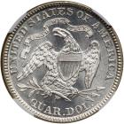 1887 Liberty Seated Quarter Dollar. NGC MS66 - 2