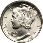 1919 Mercury Dime. PCGS MS67