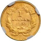 1855-C $1 Gold Indian. NGC MS61 - 2