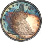 1886 Liberty Seated Half Dollar. NGC PF65