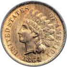 1864 Indian Head Cent. Bronze, with "L". PCGS MS65