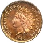 1881 Indian Head Cent. PCGS PF65