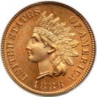 1886 Indian Head Cent. Variety 1. PCGS PF65