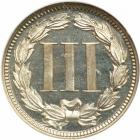 1867 Nickel Three Cents. NGC PF66 - 2