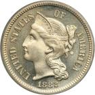 1882 Nickel Three Cents. PCGS PF66