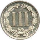 1887/6 Nickel Three Cents. PCGS PF66 - 2