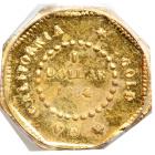 1854 Dollar Octagonal. PCGS MS62 - 2