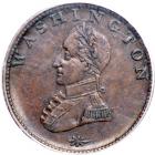 (1815-20) Washington Double Head Cent with Plain Edge Breen-1204 PCGS graded AU55