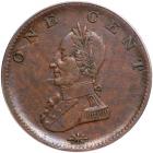 (1815-20) Washington Double Head Cent with Plain Edge Breen-1204 PCGS graded AU53