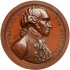 (1859) Washington Sansom Medal in Red Bronze Baker-72A NGC graded MS66