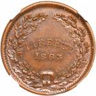 1863 US Civil War Patriotic Token Fuld 236/426a NGC graded MS65 Brown