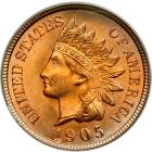 1905 Indian Head Cent. PCGS MS65