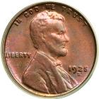 1925-S Lincoln Cent. PCGS MS63