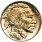 1938-D Buffalo Nickel. PCGS MS66