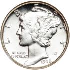 1935-D Mercury Dime. NGC MS67