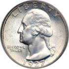 1937-D Washington Quarter Dollar. PCGS MS66