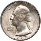 1947-D Washington Quarter Dollar. PCGS MS67