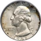 1948 Washington Quarter Dollar. PCGS MS67