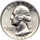 1962 Washington Quarter Dollar. PCGS MS66