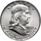 1955 Franklin Half Dollar. PCGS MS65