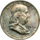 1958-D Franklin Half Dollar. PCGS MS65