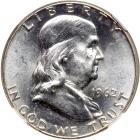 1962 Franklin Half Dollar. NGC MS64