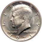 1971 Kennedy Half Dollar. PCGS MS66