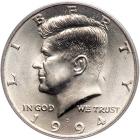 1994-D Kennedy Half Dollar. PCGS MS67