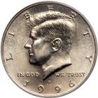 1996-P Kennedy Half Dollar. PCGS MS68