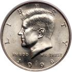 1998-D Kennedy Half Dollar. PCGS MS67