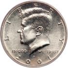 2001-P Kennedy Half Dollar. PCGS MS68